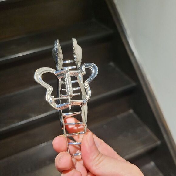 Brand New Top Fashion Silver Rose Hair Clip - Picture 5 of 9